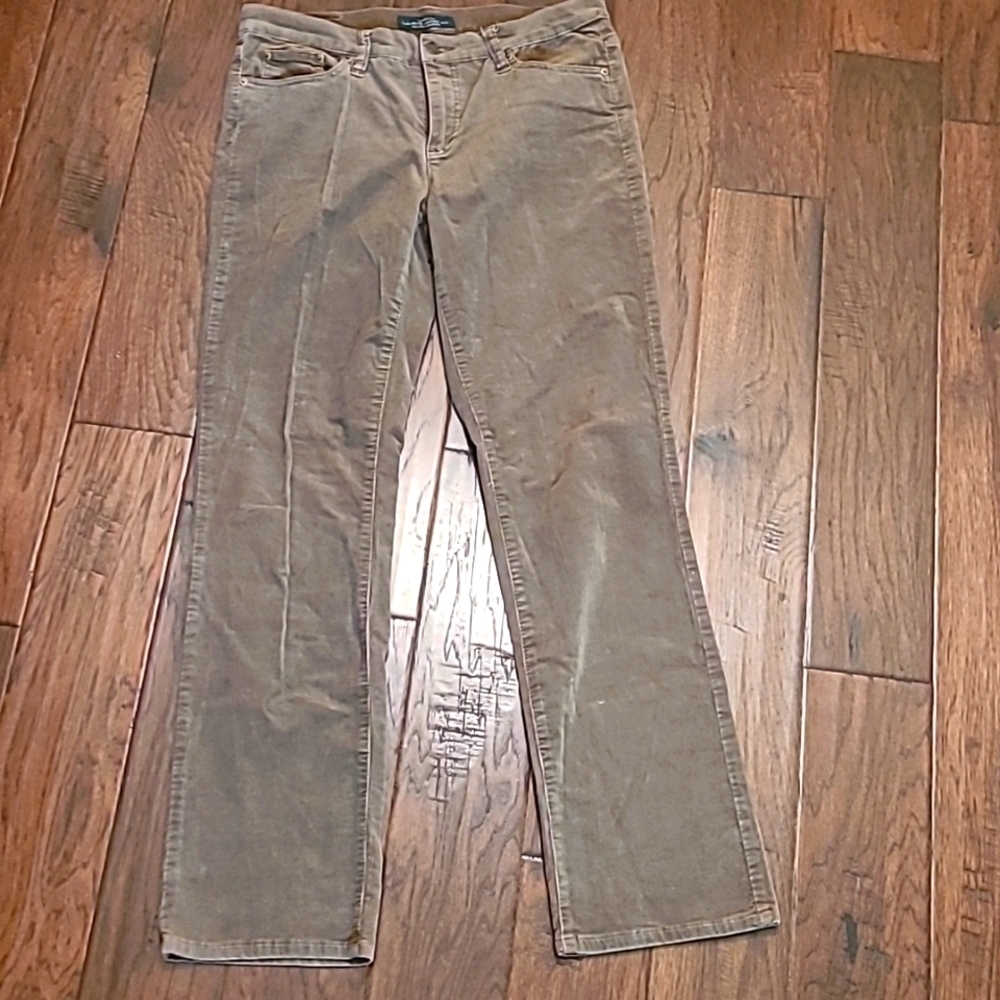 Lauren Jeans Co by Ralph Lauren brown corduroy pants size 10